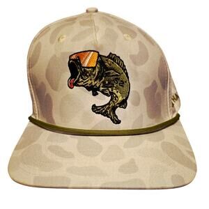 Southern String Hat company fish rope snapback hat NWOT